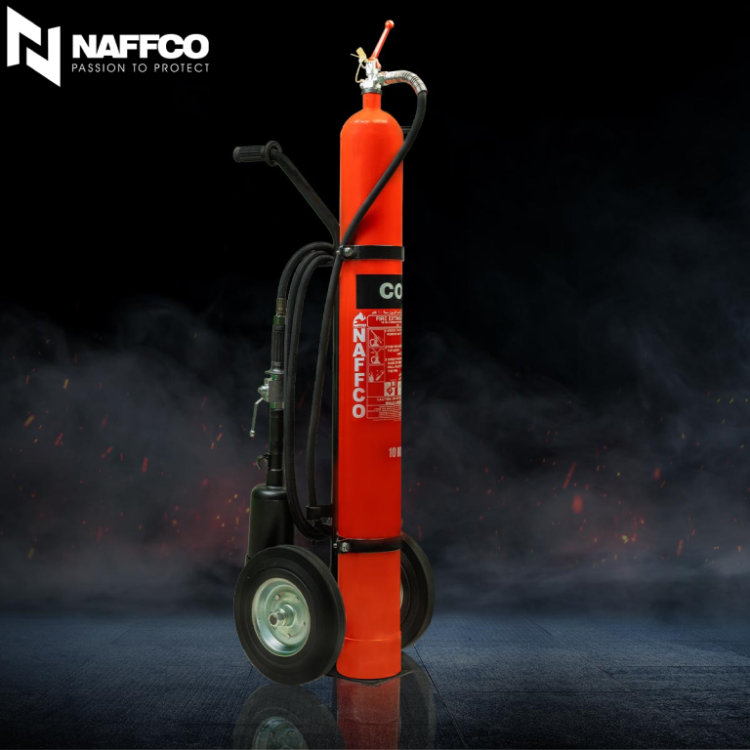 Fire Extinguisher Trolley CO2