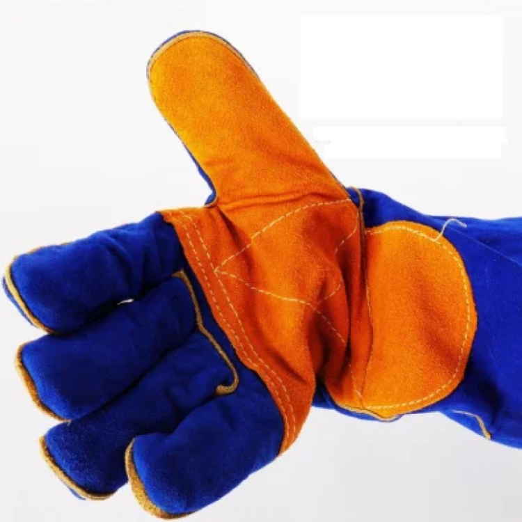 Heat Proof Welding Gloves with Palm - Image 4