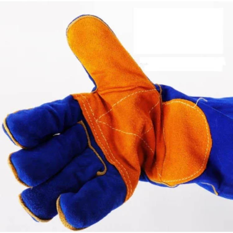 Heat Proof Welding Gloves with Palm - Image 2