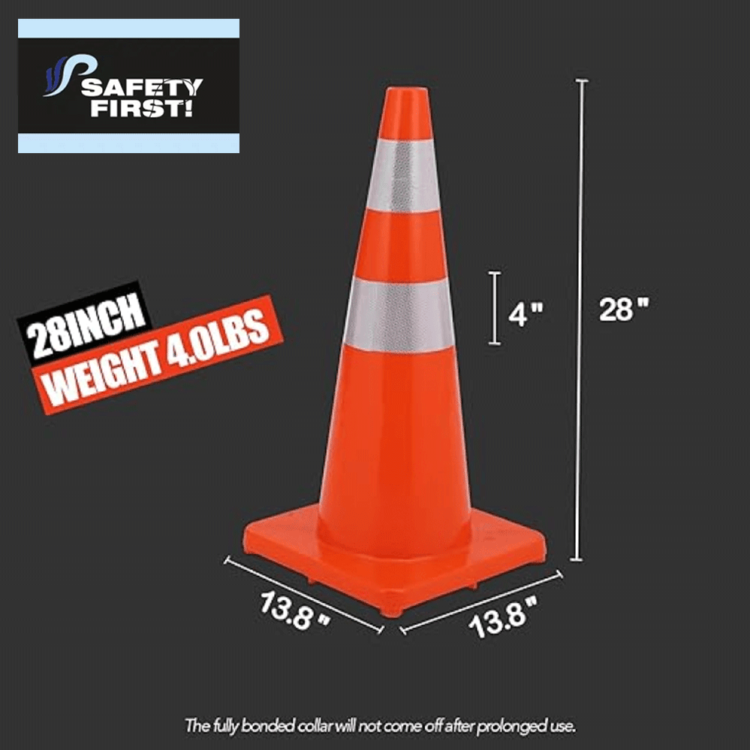 Safety Traffic Cone 28″ - Image 2