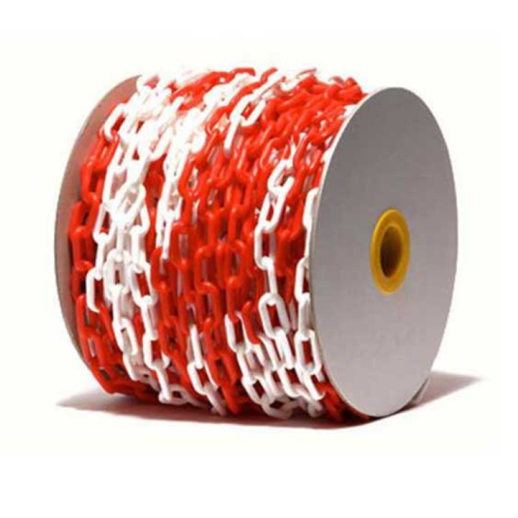 Barrication Chain Red & White 6MM X 20M