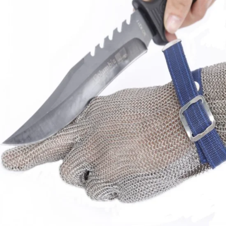 Stainless Steel Wire Mesh Chainmail Gloves - Image 3