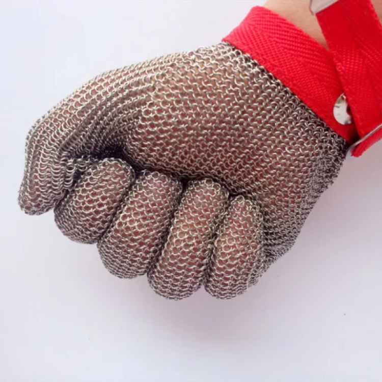 Stainless Steel Wire Mesh Chainmail Gloves - Image 4
