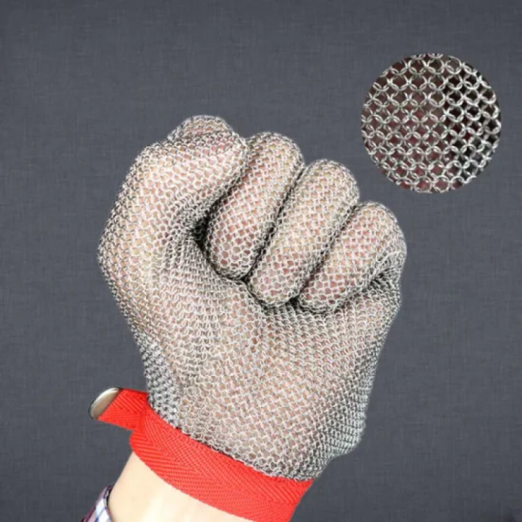 Stainless Steel Wire Mesh Chainmail Gloves