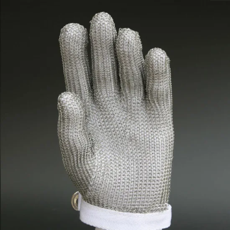 Stainless Steel Wire Mesh Chainmail Gloves - Image 2